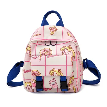 

Cosplay Sailor Moon Card Captor Sakura Anime Harajuku Teenager Girl Cute Cartoon School Bags Canvas Backpack Travel Shoulder Bag