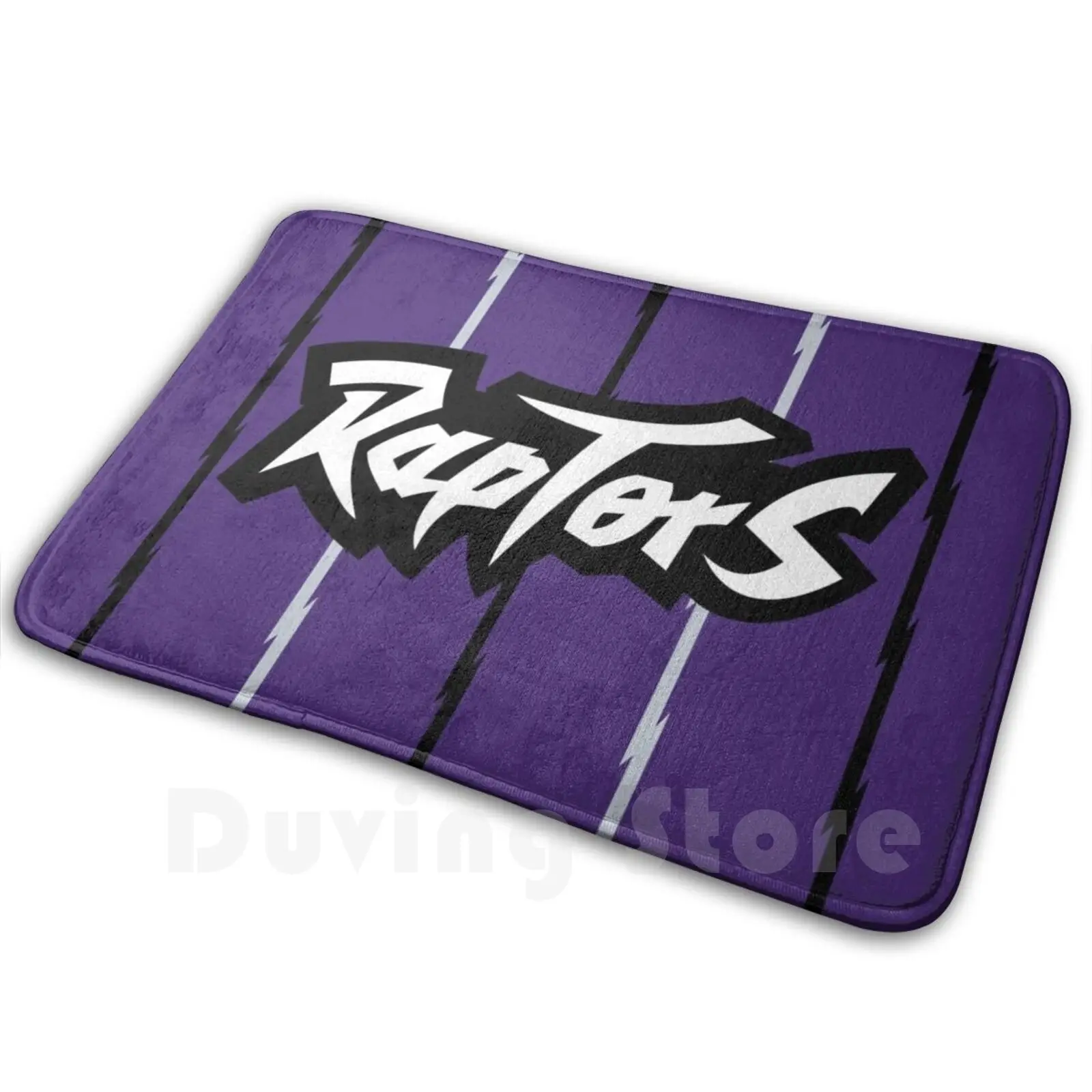 Toronto Raptors Rug Toronto Basketball City Background Design Carpet Mat Rug Cushion Soft ...