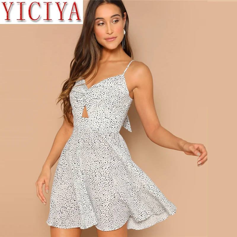 Cóctel Vestidos Mangas Llamarada Vestidos Casual Verano 2019 Minivestido Vintage De Fiesta Falda 