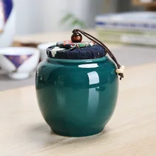 Небольшой контейнер для чайной коробки, керамическая банка, бутылка с крышкой, кухонная емкость чайник Оловянная емкость для хранения чая Caddy Theedoos кухонные аксессуары