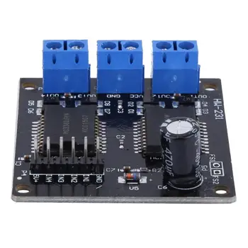 

4 Channels Motor Driver Module 6.5-24V for Robot Smart Car Stepper Motor Driver Board MC33886 Motor Driver Module