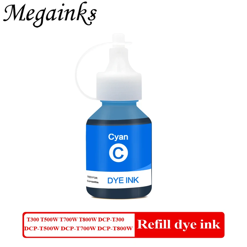 Refill Dye Ink for Brother T300 T500W T700W T800W DCP-T300 DCP-T500W DCP-T700W DCP-T800W printer ink