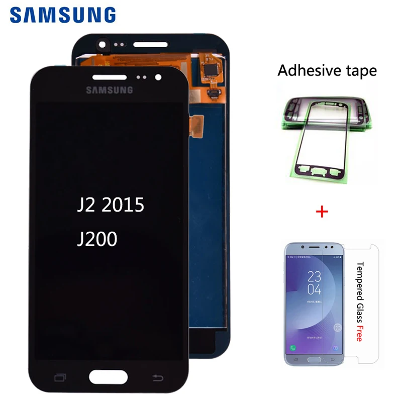 Для Samsung Galaxy J2 2015 J200 J200F J200Y J200H ЖК дисплей и кодирующий преобразователь сенсорного