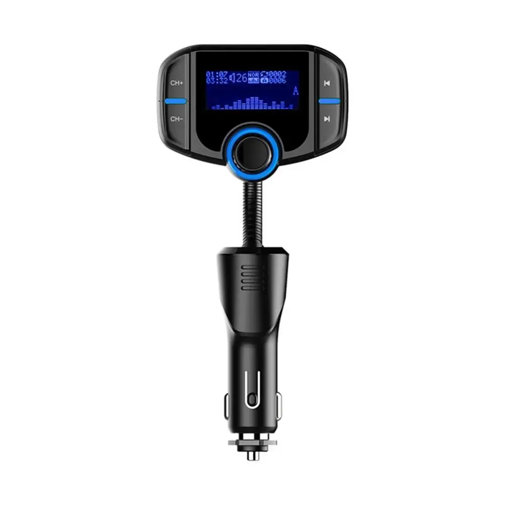 Двойной USB порт быстрой зарядки автомобиля BT MP3 плеер FM радио передатчик поддержка быстрой зарядки воспроизведения музыки Handfree вызов