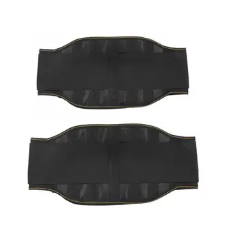 

Self Heating Waist Brace Protector Magnet Therapy Warm Keeping Fixation Waistband Support (Black+Yellow Edge)