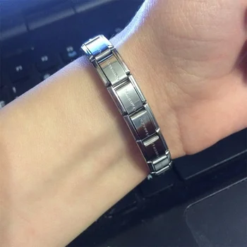 

Lettering Elastic Fashion Personality Bracelet Stainless Steel Bracelet Ladies Men Charming Steel Bracelet Send A Friend A Gift