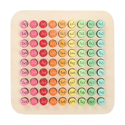 99 tabela de multiplicação matemática aritmética de madeira montessori brinquedos bebê criança crianças aprendendo cedo educacional