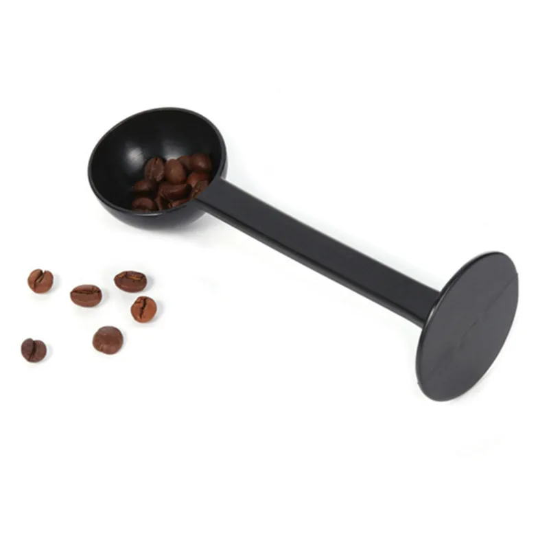 2 In 1 Coffee Measuring Spoon Scoop With Stand Manual Coffee Beans Mills Press Coffee Grinder Powder Spoon
