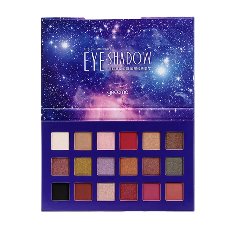 Профессиональные блеcтящие тени для век для макияжа Pallete 18 цветов мерцающие матовые тени для век палитра для макияжа Новинка