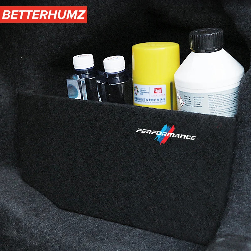 BETTERHUMZ Car Trunk Side Storage Organizer Board Partitions For BMW 3