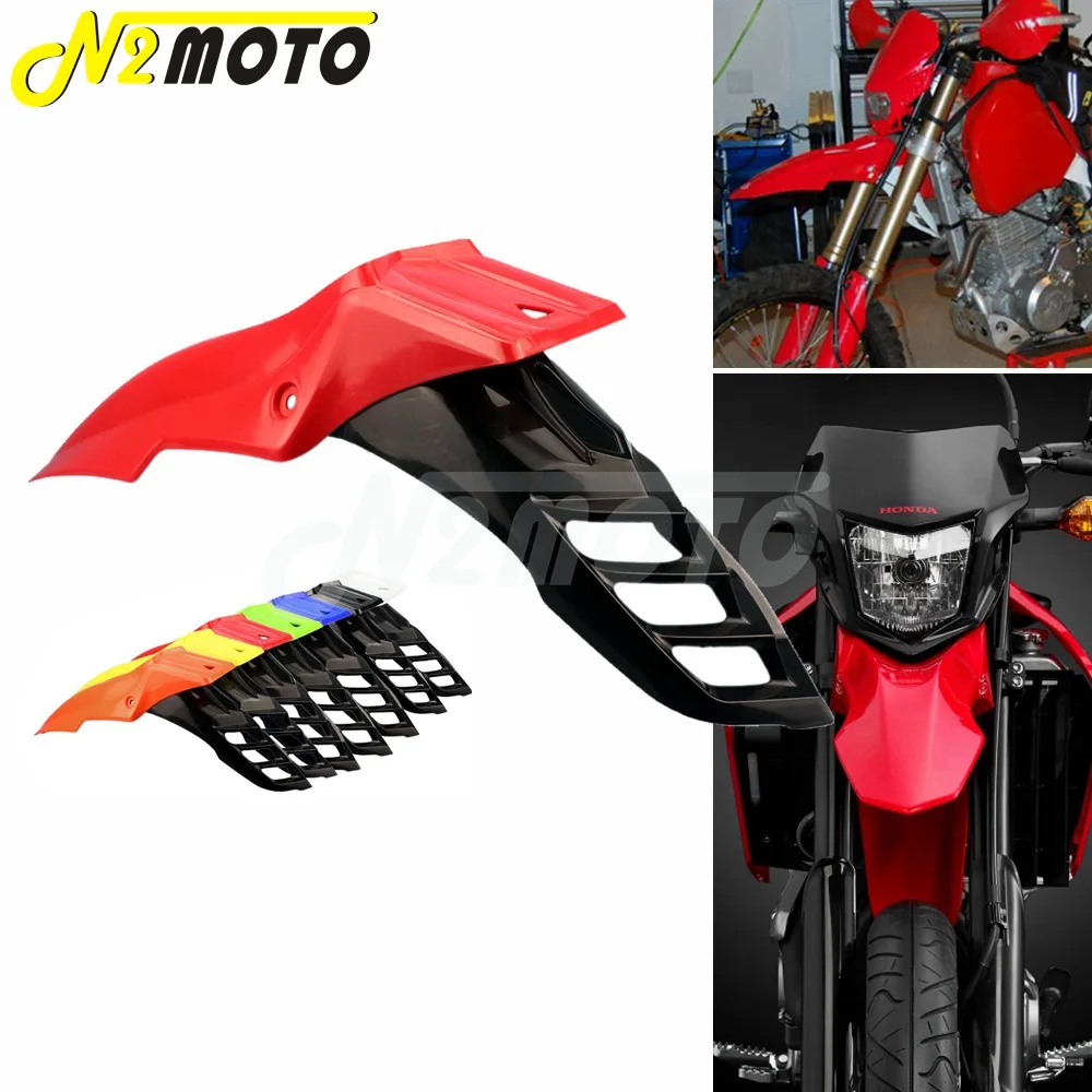 Красные передние крылья 14 видов цветов Supermoto Evo для Honda Yamaha Suzuki DRZ KX YZ WR XR CRF 125 250 450 500