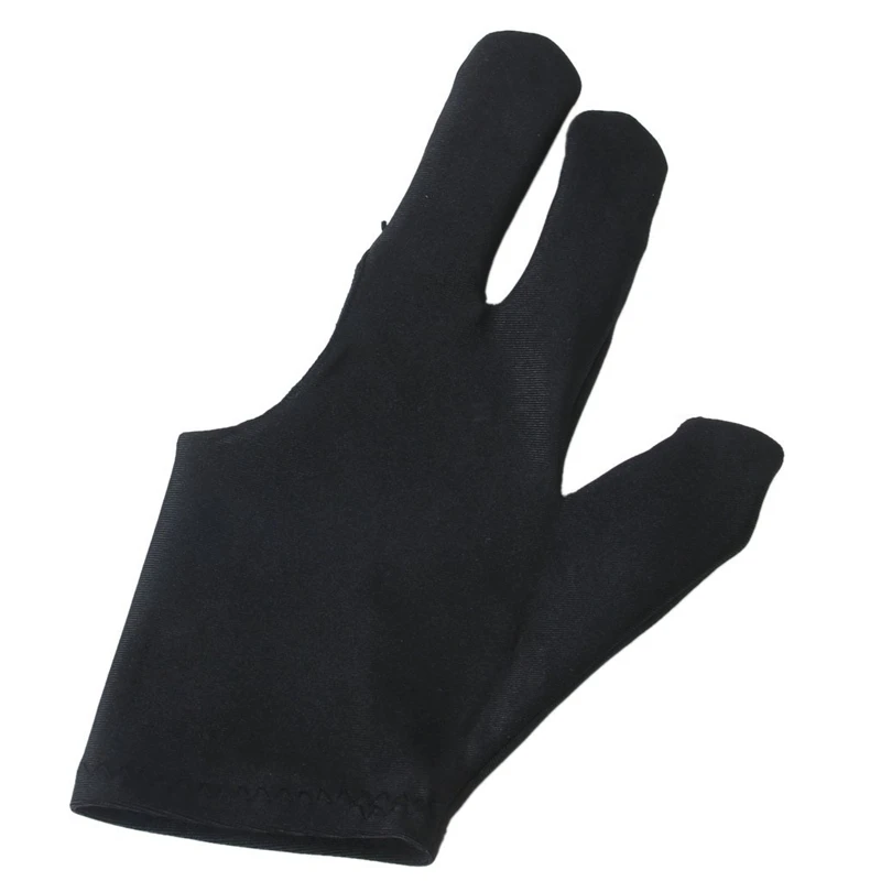 

Professional Billiards Left Hand Three Fingers open Fingertip Glove