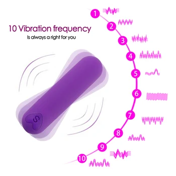 Powerful Mini Bullet Vibrator Clitoris Stimulator Vagina Massage G Spot Dildo Vibrator Adult Sex Toys for Women Masturbation 3