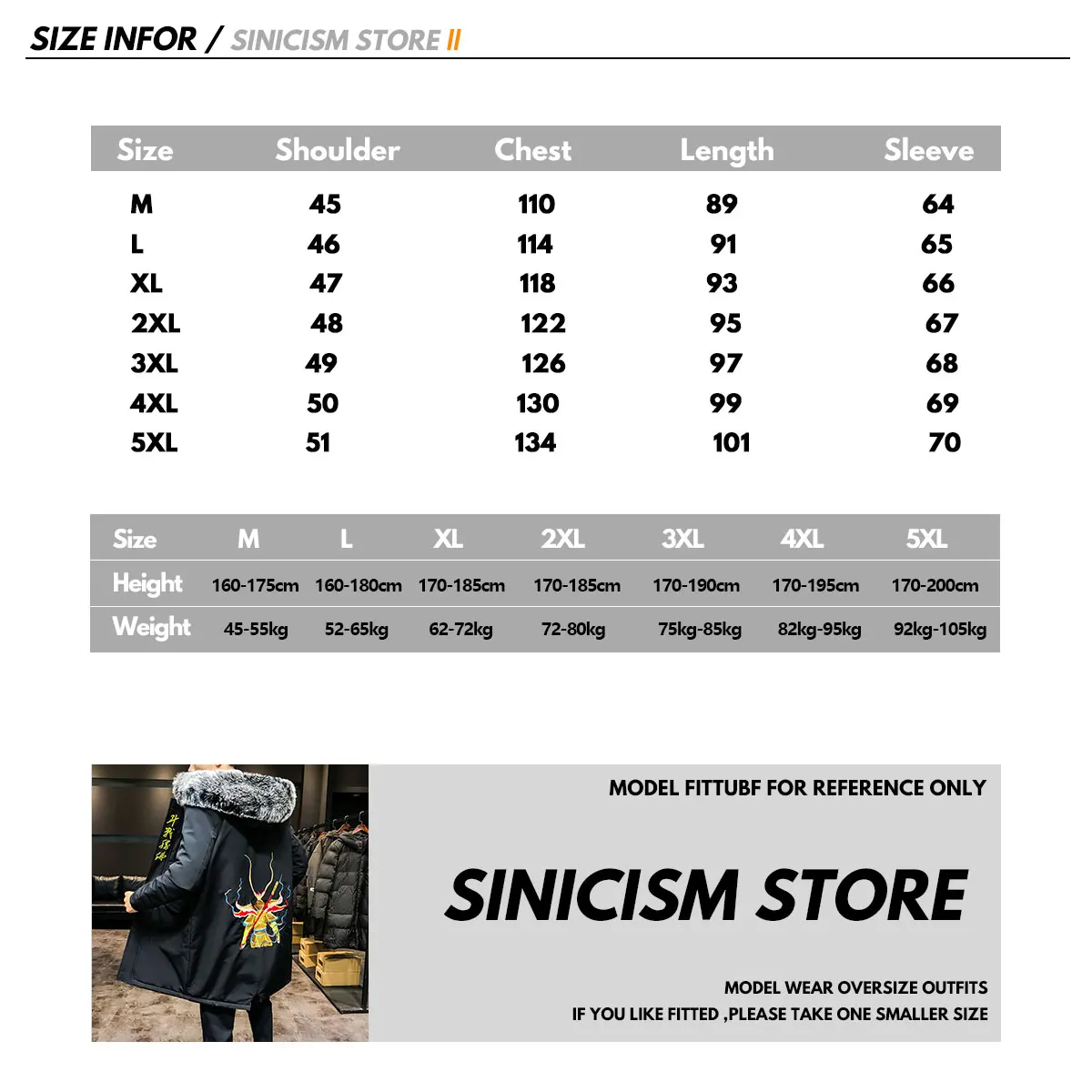 Sinicism Store, мужская куртка с большим меховым воротником, большие размеры, мужские парки с вышивкой, утолщенная теплая зимняя куртка, Мужская куртка в китайском стиле