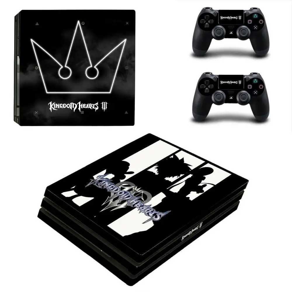 Kingdom Hearts PS4 Pro наклейка на кожу виниловые наклейки для sony Playstation 4 консоль и 2