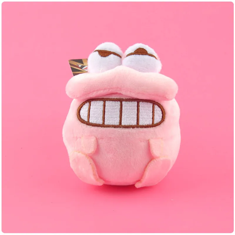 Аниме Мультфильм Crayon Shin-Chan свинья плюшевые игрушки, динозавр милые маленькие брелоки для сумки Peluche брелок куклы 9 см 12 шт./партия