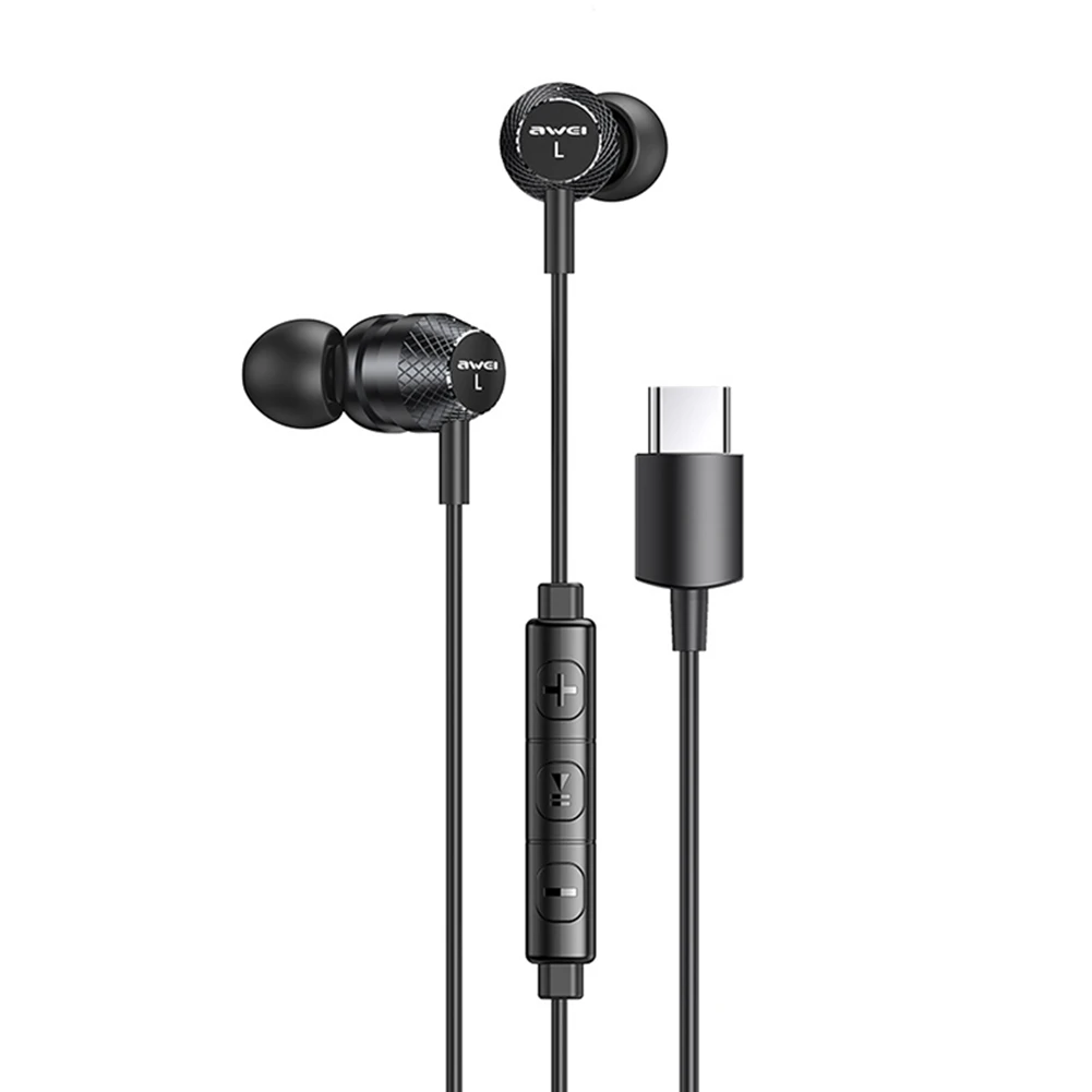 AWEI TC 5 Wired In Ear Earbuds USB Type 
