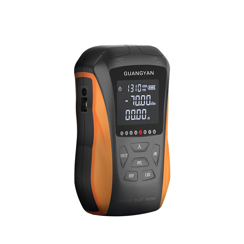Free shipping 6 in 1 optical power meter High precision Rechargeable G8 Visual Fault Locator Network Cable Test Line finder