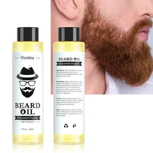 30 мл натуральное органическое масло для роста бороды для мужчин уход за бородой для мужчин t блестящее Сглаживание Уход за бородой дропшиппинг