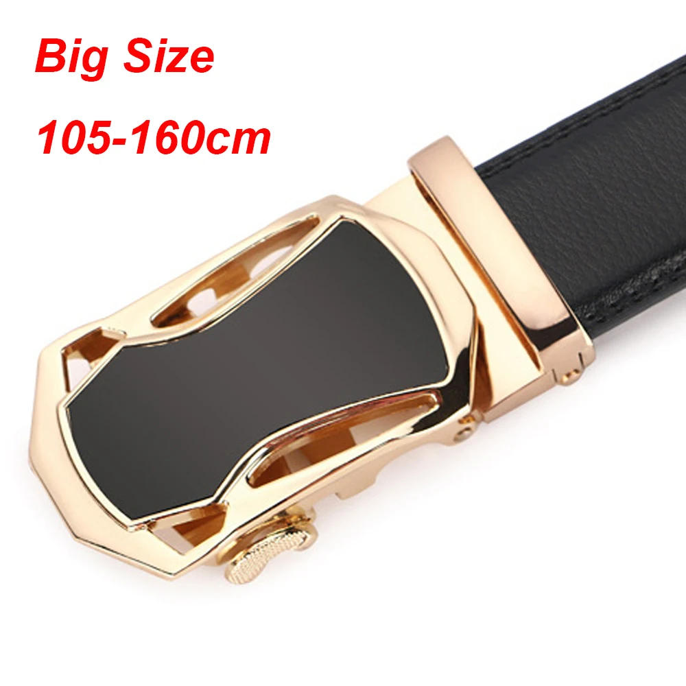 

Mens Belt High Quality Automatic Buckle Synthetic Leather Men's Belt Fashion Mens Belt Jeans Super Long Size 105cm -160cm