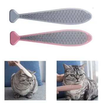 

Pet Cat Catnip Hair Removal Brushes Fake Tongue Comb Fur Soft Combs Rake Tickle Massage Grooming Tool ，