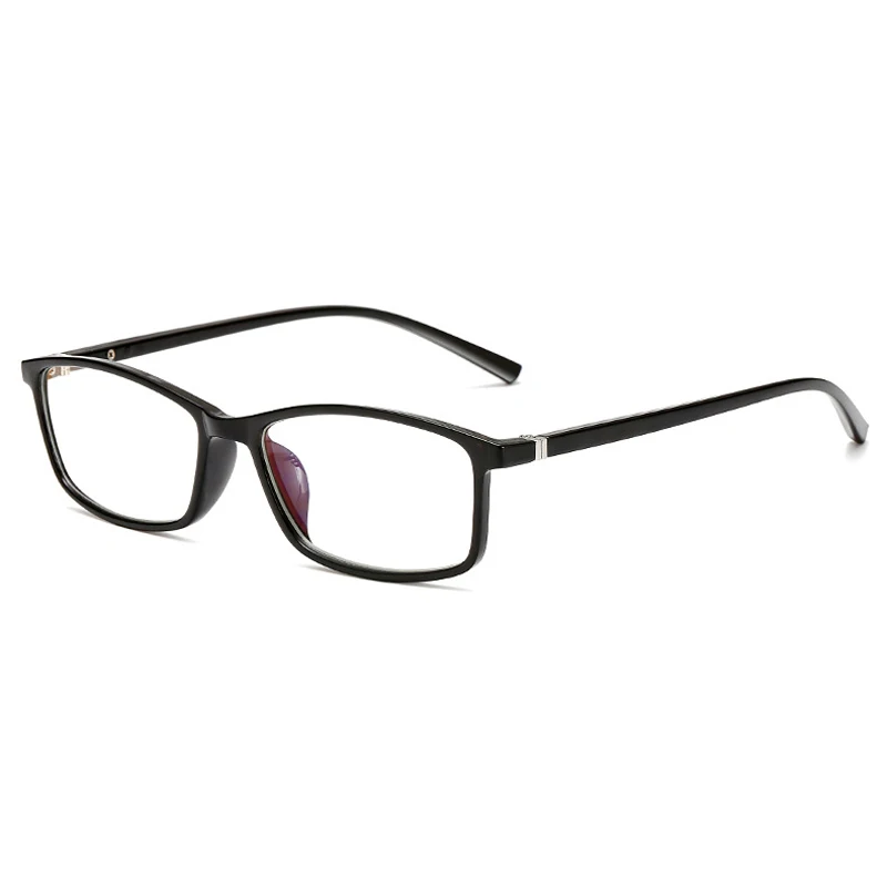 Seemfly, анти-синий светильник, очки для близорукости, Ретро стиль, для женщин, мужчин, бизнес, близорукие очки, унисекс, очки, диоптрий, от 0 до-4,0 - Цвет оправы: black myopia 1.0