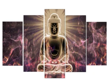 

5D DIY Diamond Painting Buddha Full Square Rhinestone Mosaic Diamond Embroidery Wall Decor Cross Stitch Multi-Picture