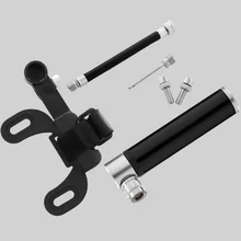 Aluminum Mini Bicycle Pump Bike Accessories Portable MTB Road Bike Tire Air Inflator Pump For Schrader/Presta/Basketball/Soccer