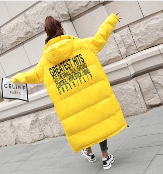 

90% White Duck Down Jacket 2020 Women Winter Jacket Long Thick Coat For Women Hooded Down Parka Warm Female Clothes Waterproof