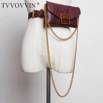 

China Pu Leather Pattern Mini-bag Chain Stitch Long Wide Belt Personality Women New Fashion Tide All-match Spring 2020 LI147