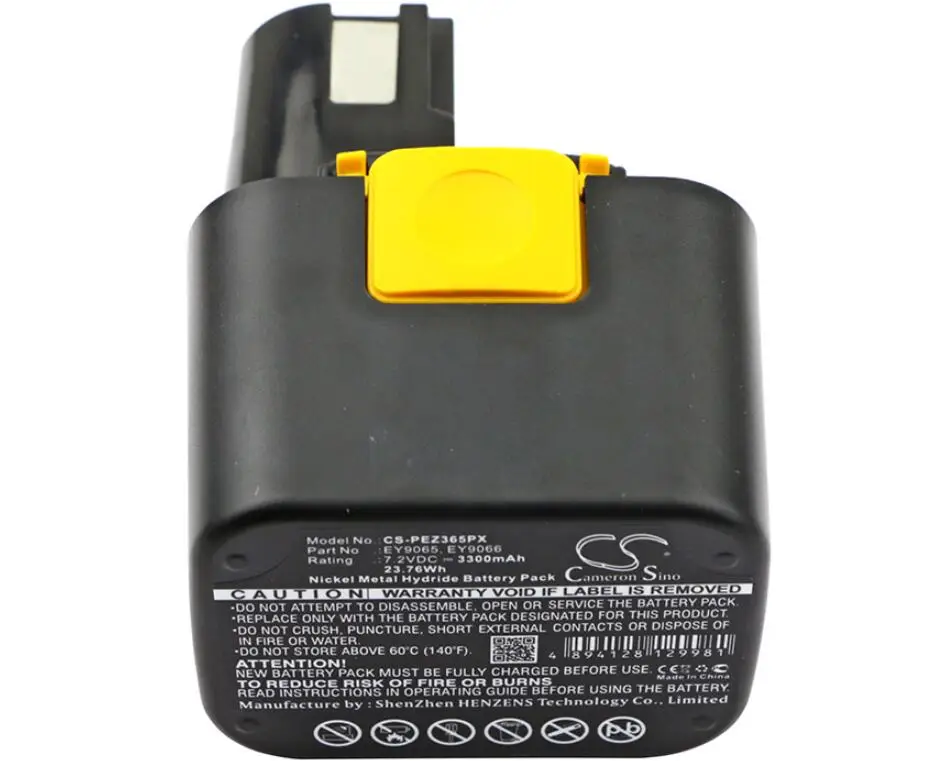 Cameron sino 3300 мА/ч, Батарея для цифрового фотоаппарата PANASONIC EY3653 EY3653CQ EY3654 EY3654CQ EY6198B EY9065 EY9066 EY9066B Мощность инструменты Батарея