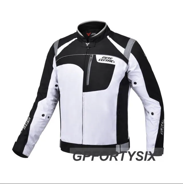 Новая зимняя теплая мотоциклетная куртка/штаны Мужская гоночная куртка для верховой езды непромокаемая Защитная Экипировка ковбойская мотоциклетная куртка плащ - Цвет: Серый