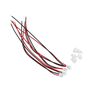 

50 Sets Mini Micro JST 2.0 PH 2 Pin Connector Plug With Wires Cables 15cm/5.9in WXTC
