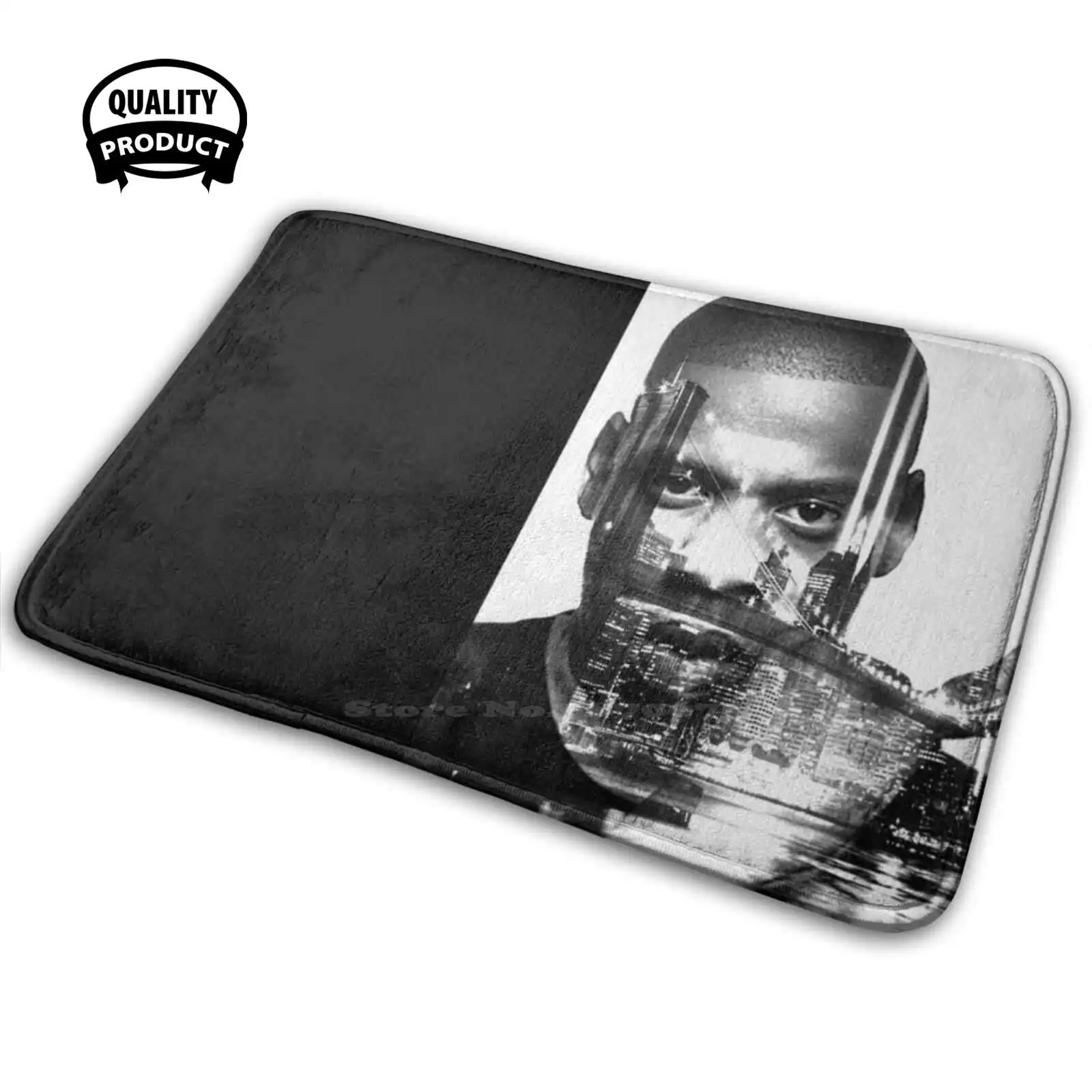 Jay - Z Ponte Di Brooklyn Comodo Zerbino Tappeto Tappeto Cuscino Jay Z Brooklyn Ponte Rap Rapper Trappola Hip Hop Eminem