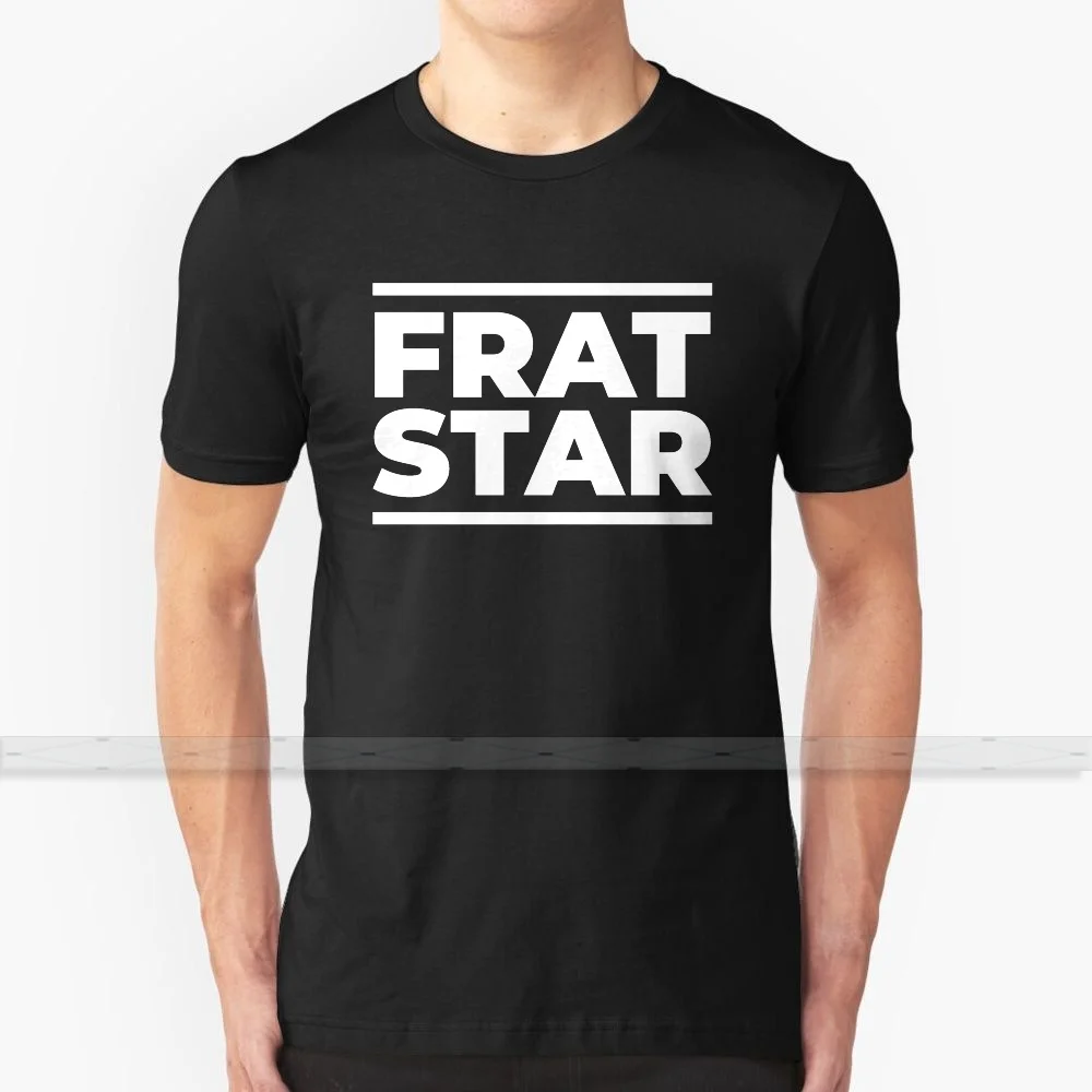 Смешная футболка Frat со звездами для мужчин и женщин топы летние хлопковые