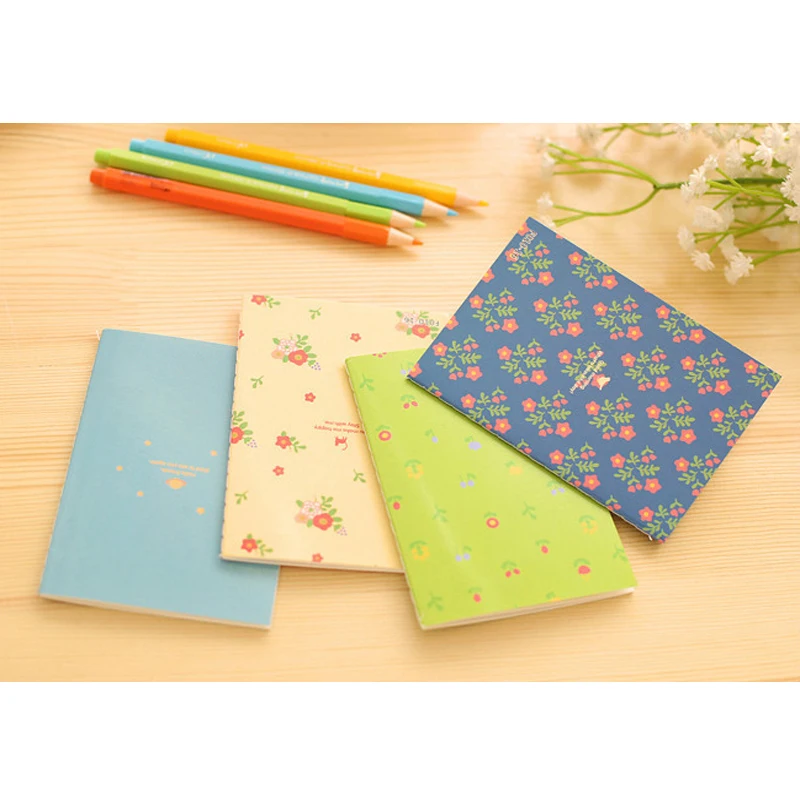 

40pcs/lot New cartoon Fresh animal Small DIY diary book Cute Notebook School Supplies Gift
