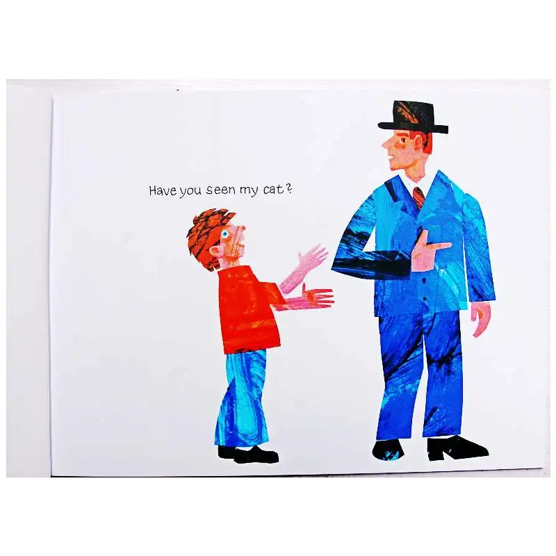 Вы видели моего кота? От Eric Carle развивающая английская книга с картинками