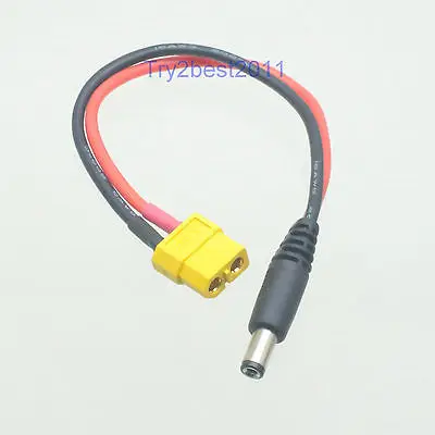 

DHL/EMS 50 Sets New Power Cord with 2.1mm Barrel Plug to XT60 female -C1