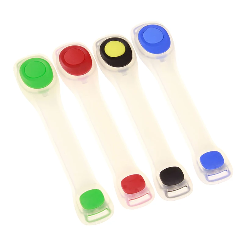 

Outdoor Sports 4 Colors Reflective Safety Belt Arm Strap Night Cycling Running LED Armband Light