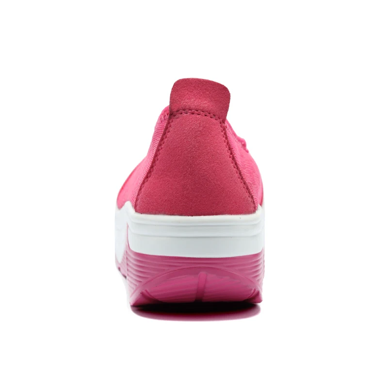 Women Slimming Shoes Air Sole Slip-on Sneakers 2020 New Wedge Height Increasing Female Toning Swing Sneakers