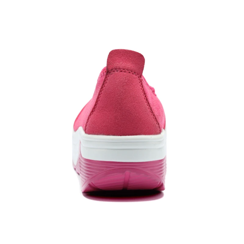 Women Slimming Shoes Air Sole Slip-on Sneakers Wedge Height Increasing Female Toning Swing Sneakers