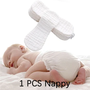 

Cotton Reusable Nappy Inserts Washable Cloth Nappy Diaper Cover Wrap Liners Nappy Changing