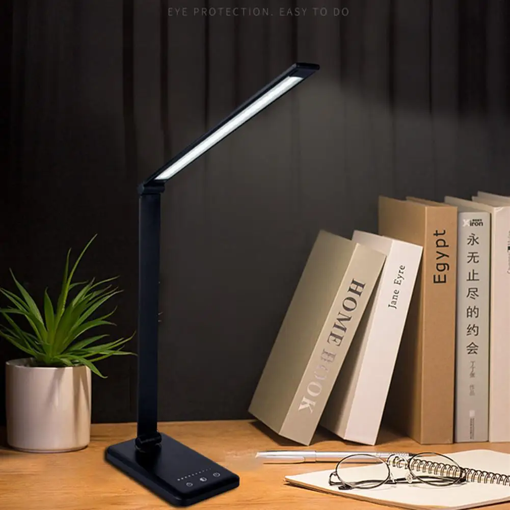 

26 LED Desk Lamp 5 Color Modes Dimable Levels Touch Control USB Chargeable Reading Eye-protect with timer Led Table Reading lamp