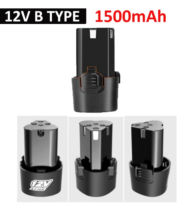 12V 18650 Lithium Li-ion Battery For Electric Cordless Screwdriver Electric Drill Battery Power Tools 3.7V power tool battery rechargeable lithium batteries