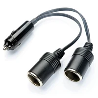 Répartiteur universel pour allume-cigare de voiture à double Port, prise femelle, adaptateur d'alimentation pour accessoires électroniques Automobiles 2