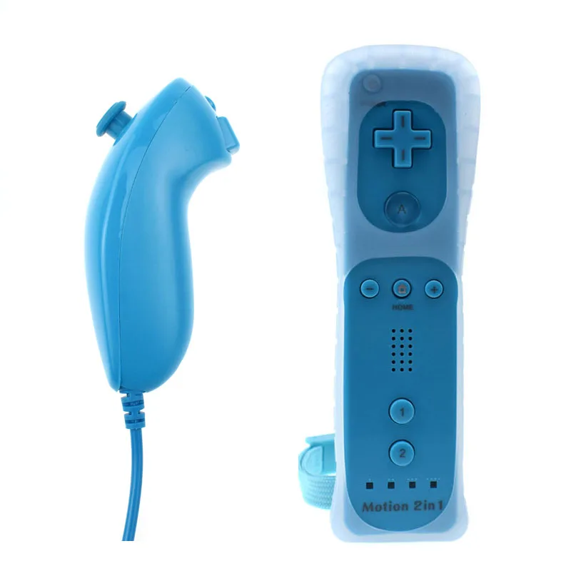 2in1 Nunchuck  with Motion Plus For Nintend Wii Game Remote Controller Joystick 