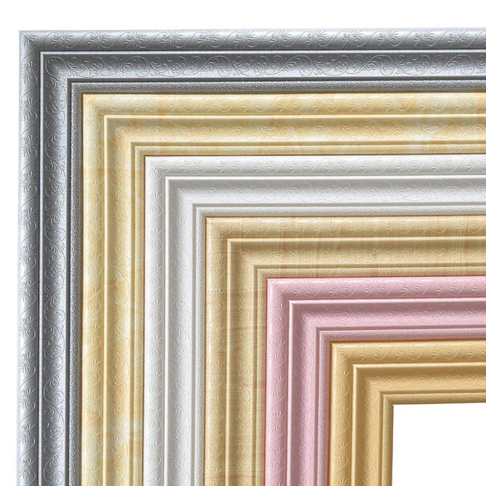 Отделка стен линии плинтус границы 3D узор стикер декор самоклеющиеся Водонепроницаемый полосы L9#2