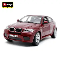 Burago 1:18 Масштаб моделирование металлическая модель автомобиля игрушка для BMW X6M литье под давлением модель автомобиля украшение с