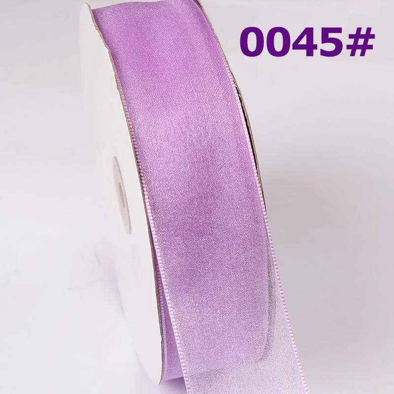 Organza Ribbon 10Meters/Roll Gift Wrapping DIY Wedding Party Decoration Christmas Silk Ribbons Lace Fabric