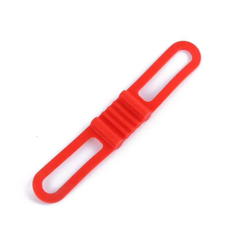 Hot Sale 10 pcs/lot Cycling Bike Bandage Flashlight Mount Holder Bicycle Silicone Elastic Strap Useful New